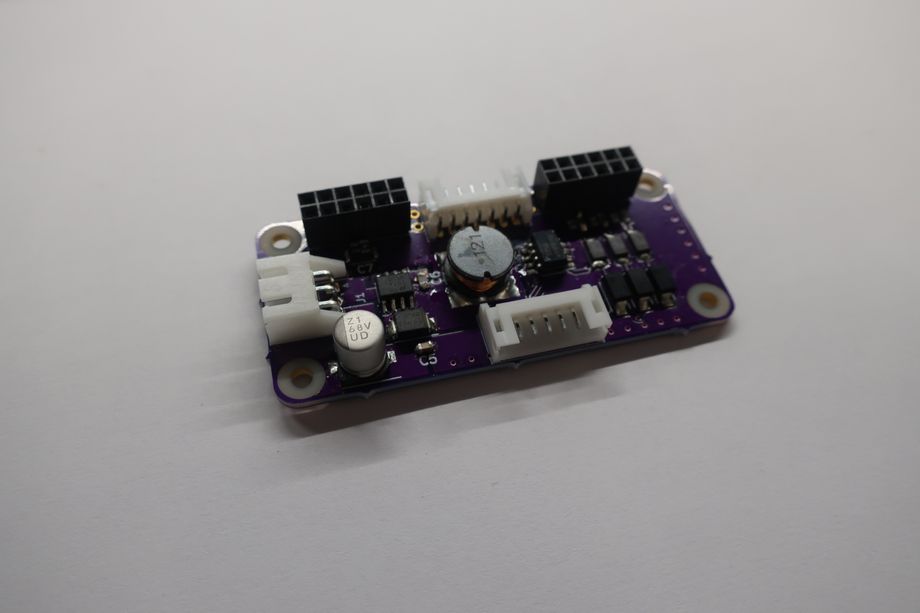 The PCB fully assembled The PCB fully assembled