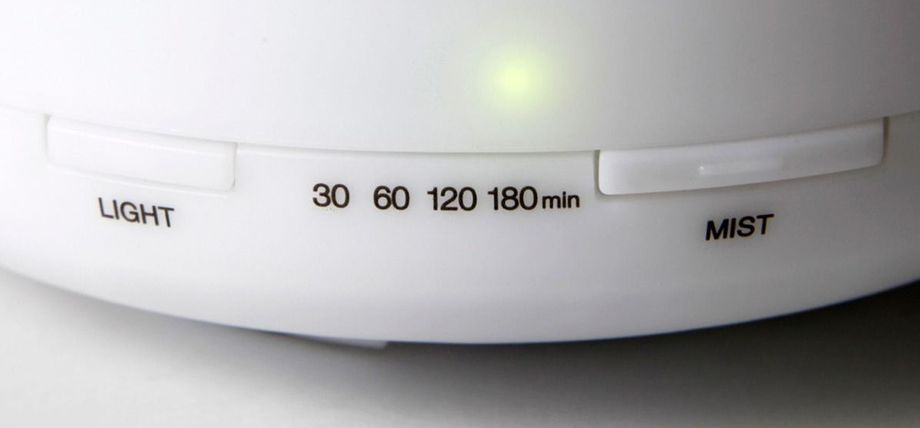 Close-up of buttons on diffuser. These are things we don't want to touch. Close-up of buttons on diffuser. These are things we don't want to touch.